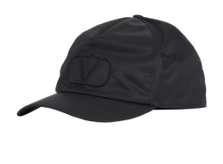 Valentino Baseball Cap, Nylon, Black, 3*